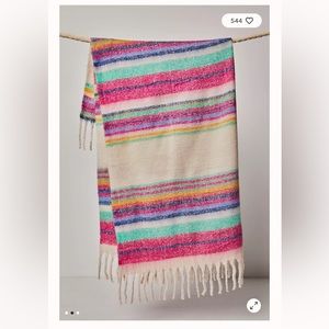Fringe Free People Throw Blanket